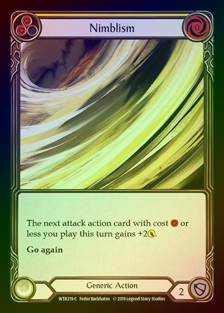 【RF】[Generic] Nimblism (yellow) [1st-WTR219-C] Rainbow Foil