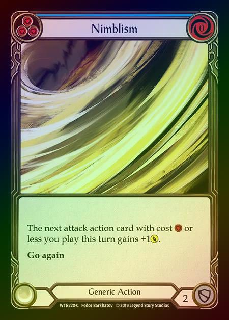 【RF】[Generic] Nimblism (blue) [1st-WTR220-C] Rainbow Foil