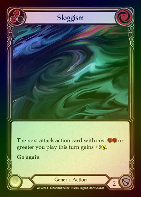 【RF】[Generic] Sloggism (yellow) [1st-WTR222-C] Rainbow Foil