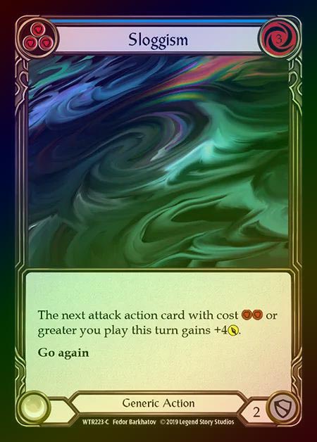 【RF】[Generic] Sloggism (blue) [1st-WTR223-C] Rainbow Foil