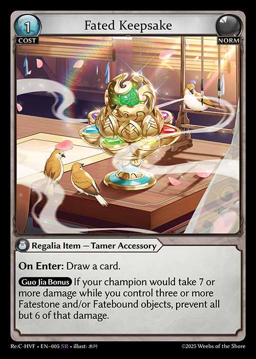 [Norm] Fated Keepsake [Rec-HVF-005-SR]