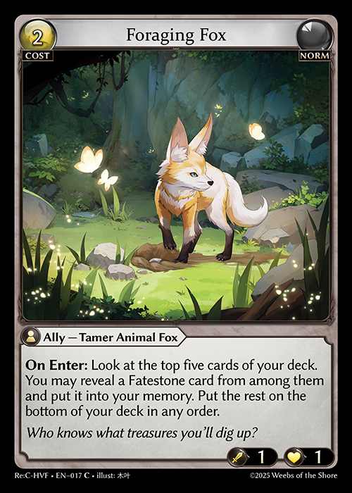 [Norm] Foraging Fox [Rec-HVF-017-C]