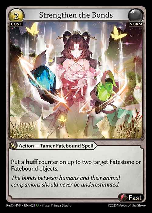 [Norm] Strengthen the Bonds [Rec-HVF-021-U]