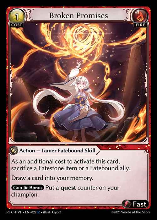 [Fire] Broken Promises [Rec-HVF-022-R]