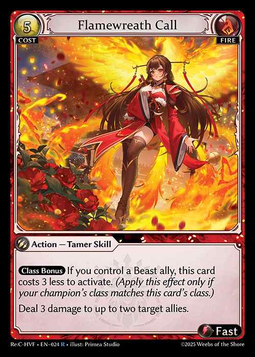 [Fire] Flamewreath Call [Rec-HVF-024-R]