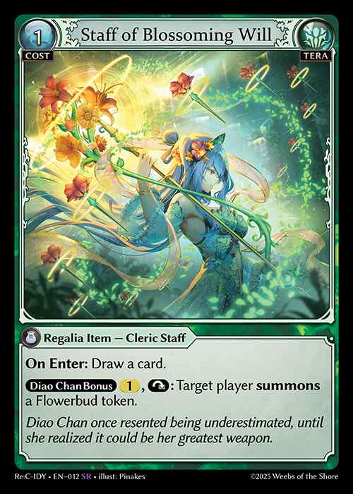 [Tera] Staff of Blossoming Will [Rec-IDY-012-SR]