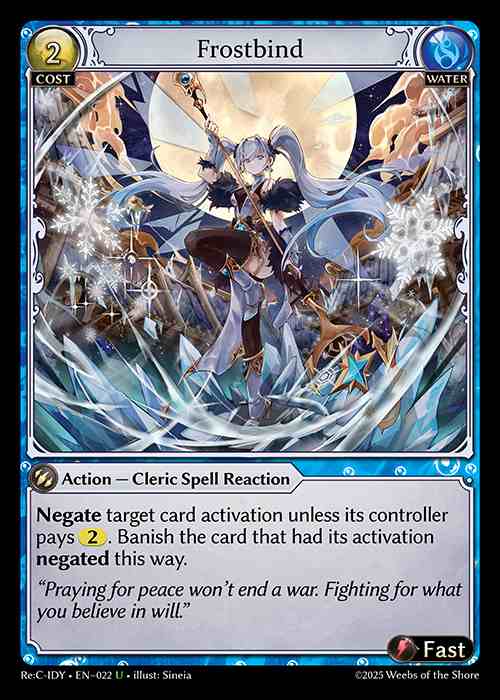 [Water] Frostbind [Rec-IDY-022-U]