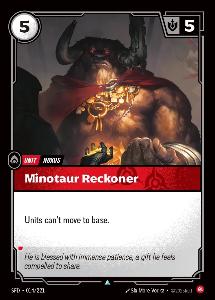[Fury] Minotaur Reckoner [SFD-014-U]