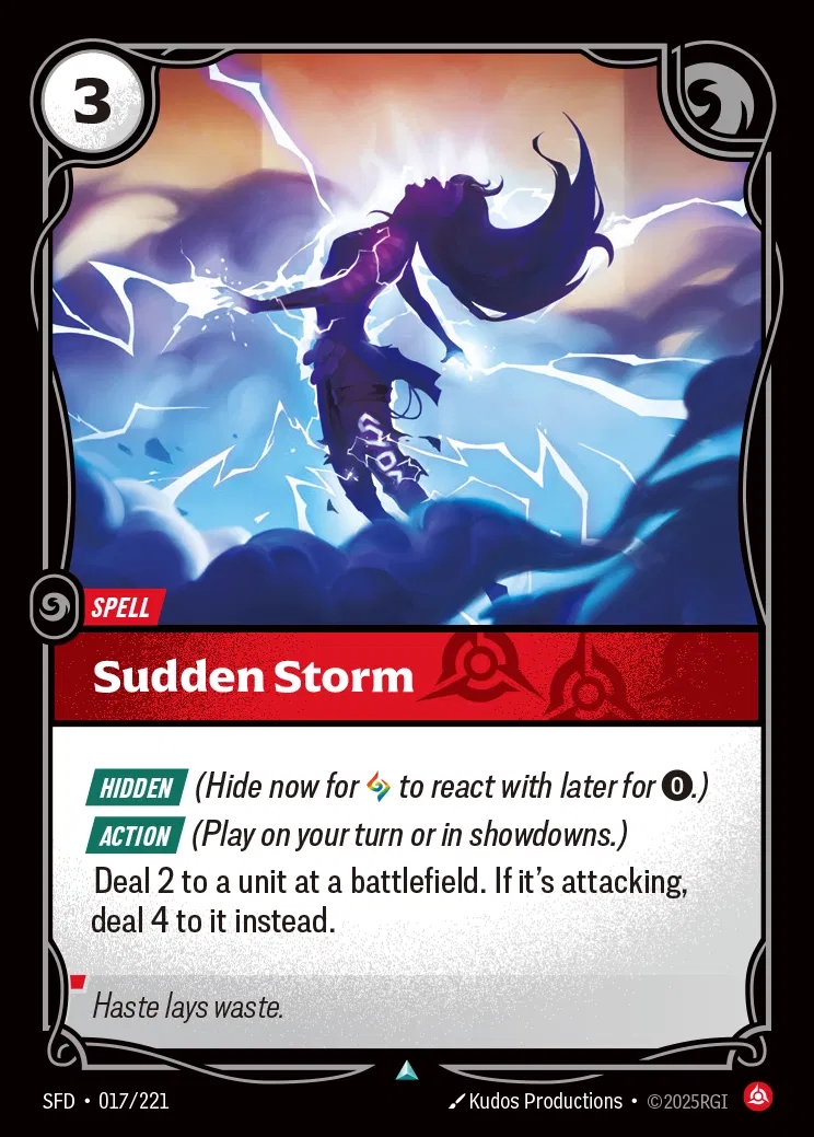 [Fury] Sudden Storm [SFD-017-U]