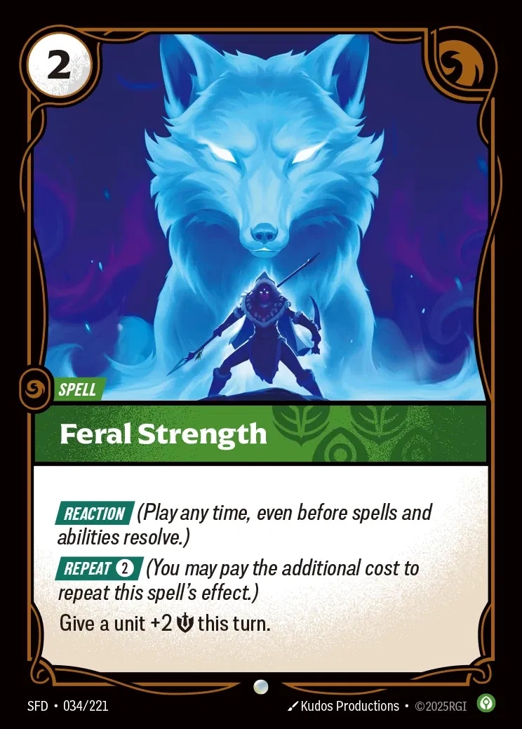 [Calm] Feral Strength [SFD-034-C]