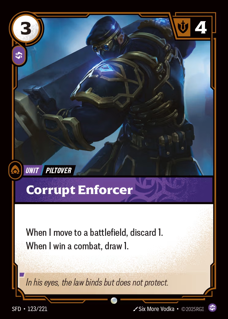 [Chaos] Corrupt Enforcer [SFD-123-C]