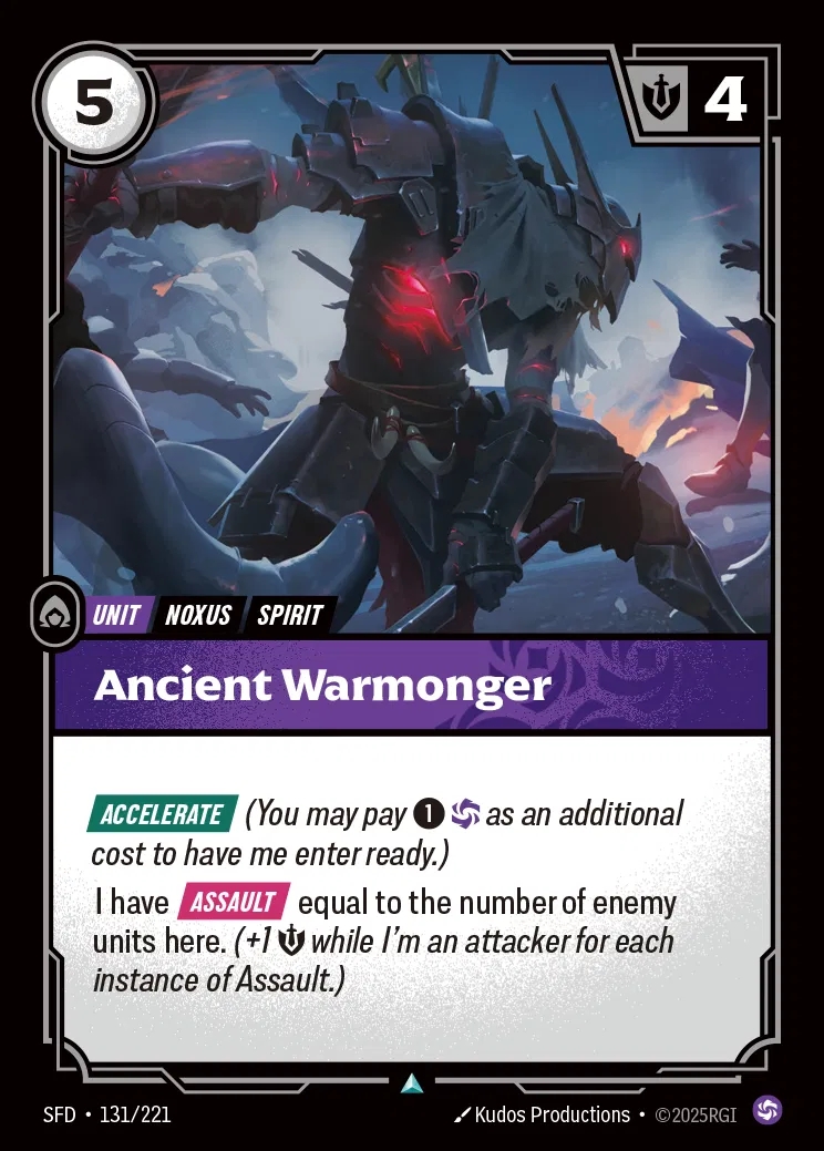 [Chaos] Ancient Warmonger [SFD-131-U]