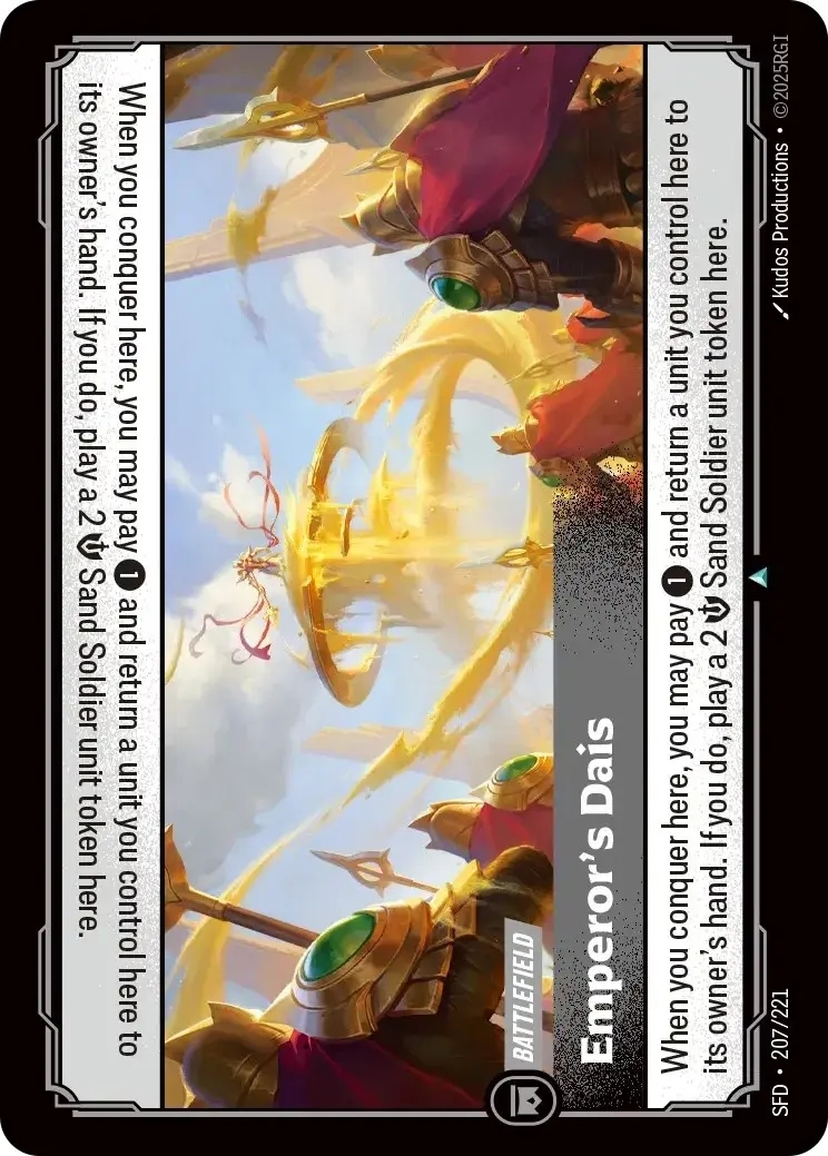 [Colorless] Emperor's Dais [SFD-207-U]