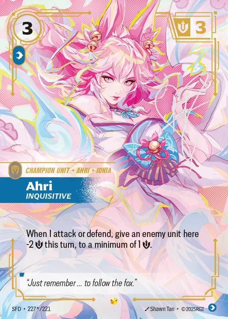 【クーポン使用不可】【SIGNED】[Mind] Ahri, Inquisitive [SFD-227*-Showcase]