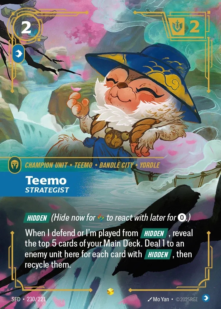 【Showcase】[Mind] Teemo, Strategist [SFD-230-showcase]