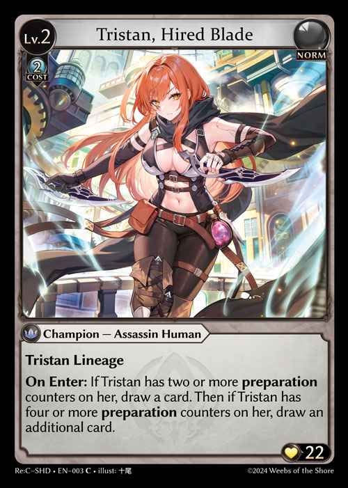 [Norm] Tristan, Hired Blade [SHD-003-C]