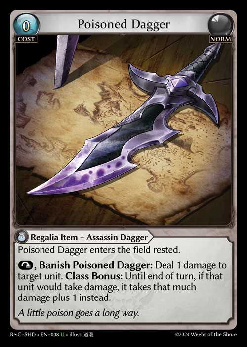 [Norm] Poisoned Dagger [SHD-008-U]