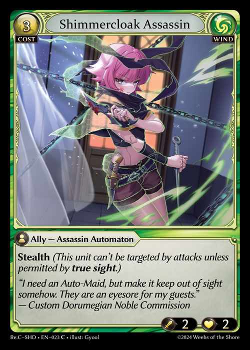 [Wind] Shimmercloak Assassin [SHD-023-C]