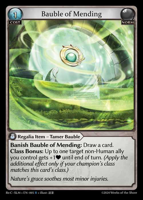 [Norm] Bauble of Mending [SLM-005-R]