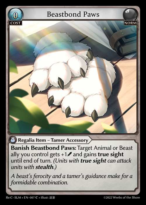 [Norm] Beastbond Paws [SLM-007-C]