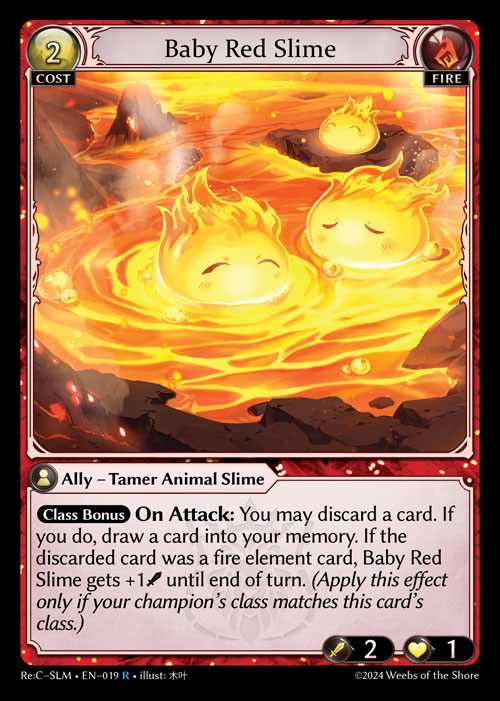 [Fire] Baby Red Slime [SLM-019-R]