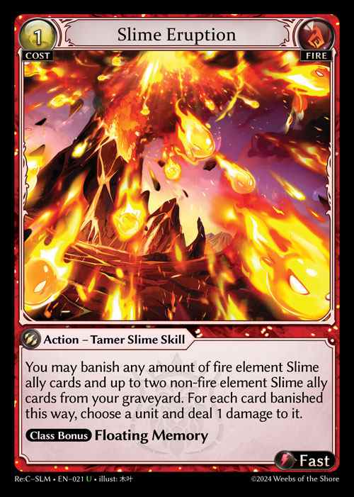 [Fire] Slime Eruption [SLM-021-U]