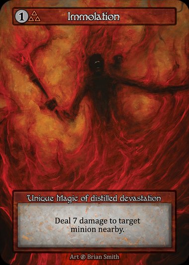 [Fire] Immolation [beta-Unique]