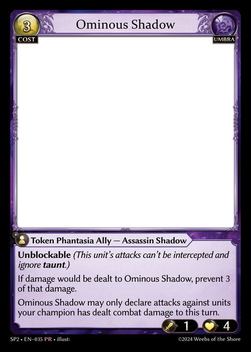 [Umbra] Ominous Shadow [SP2_035-PR]
