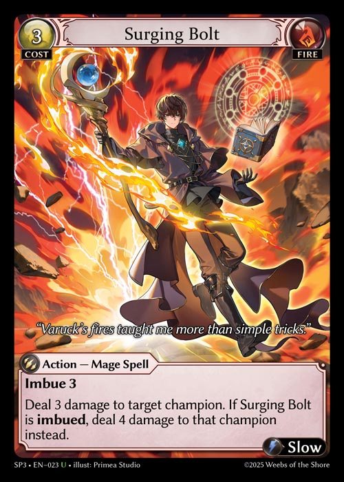 [Fire] Surging Bolt [SP3_023-U]