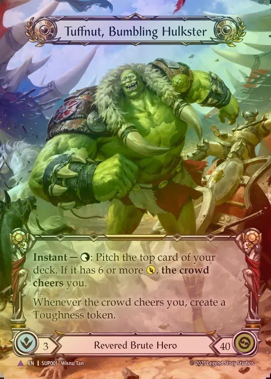 【CF】【EN】[Revered Brute] 抜けてる巨漢、タフナット/Tuffnut, Bumbling Hulkster [SUP001-Marvel]