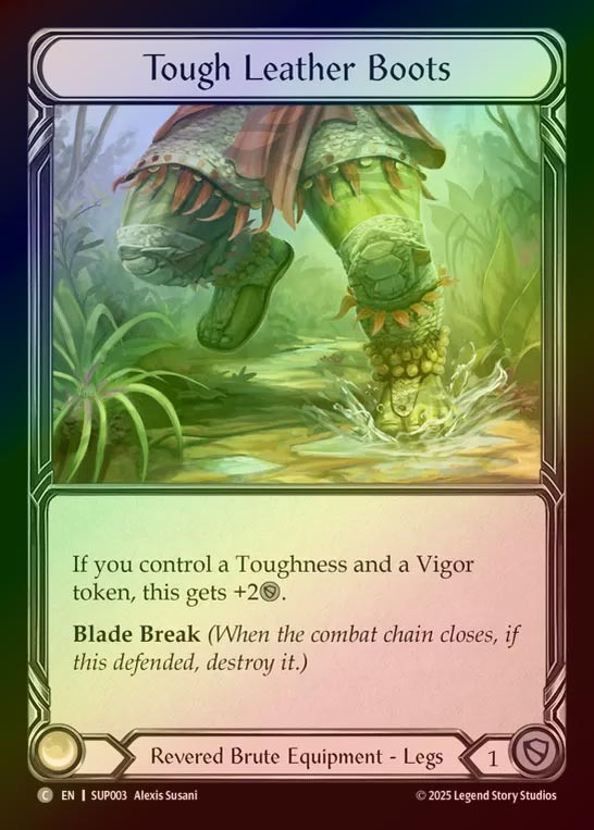 【CF】【EN】[Revered Brute] 頑強なレザーブーツ/Tough Leather Boots [SUP003-C]