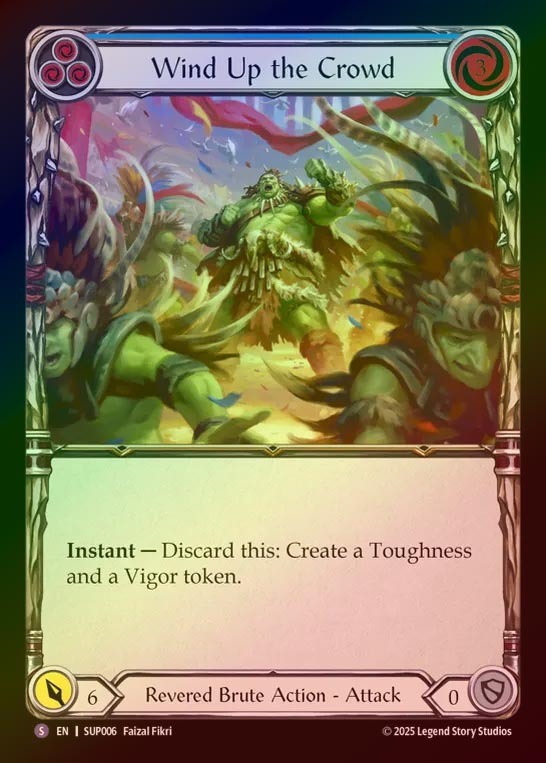 【RF】【EN】[Revered Brute] 吹き荒れる興奮/Wind Up the Crowd [SUP006-S]