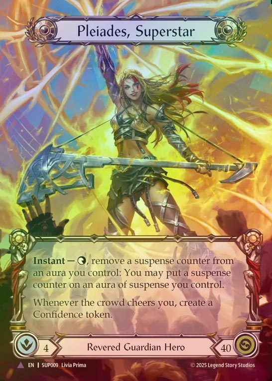 【CF】【EN】[Revered Guardian] スーパースター、プレアデス/Pleiades, Superstar [SUP009-Marvel]