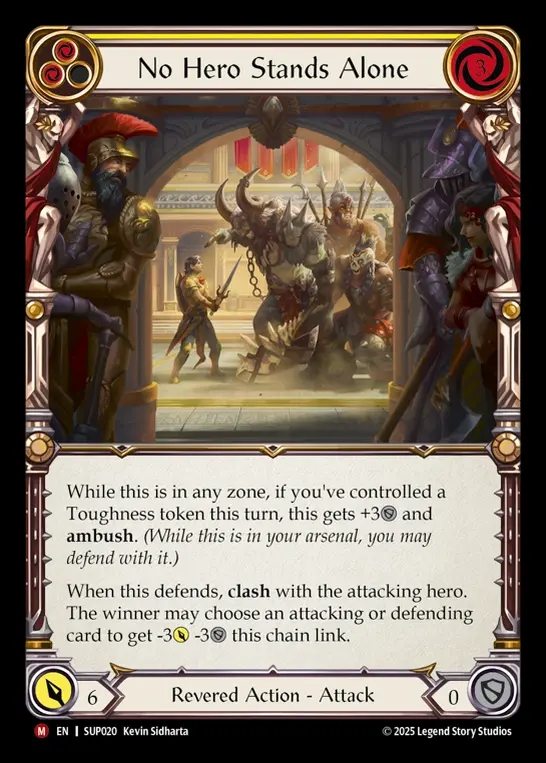 【EN】[Revered] 支えなくして英雄なし/No Hero Stands Alone [SUP020-M]