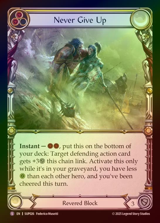【RF】【EN】[Revered] 二人三脚/Never Give Up [SUP026-S]