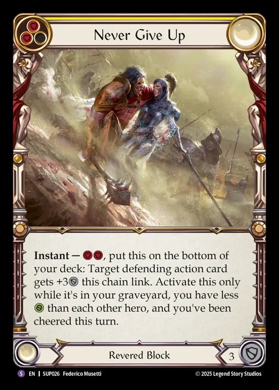 【EN】[Revered] 二人三脚/Never Give Up [SUP026-S]