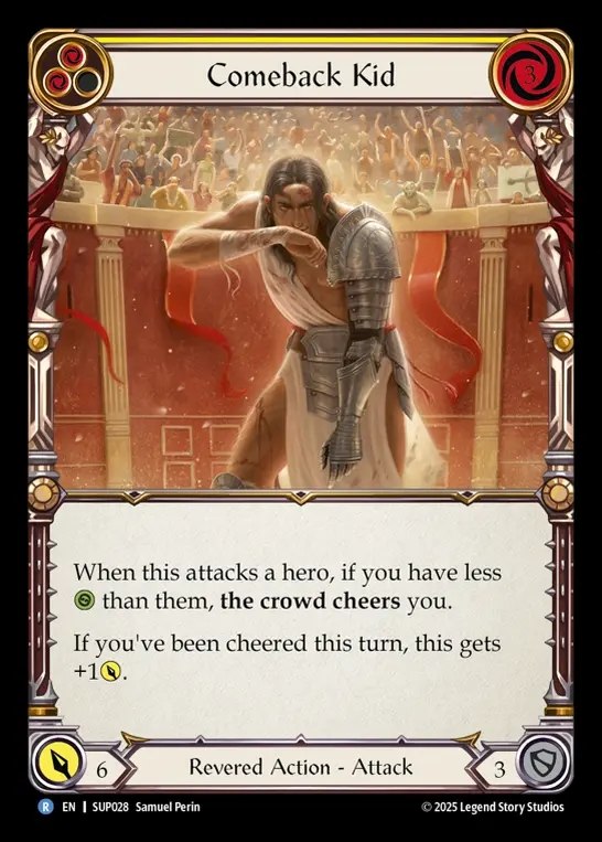 【EN】[Revered] 返り咲き/Comeback Kid (yellow) [SUP028-R]