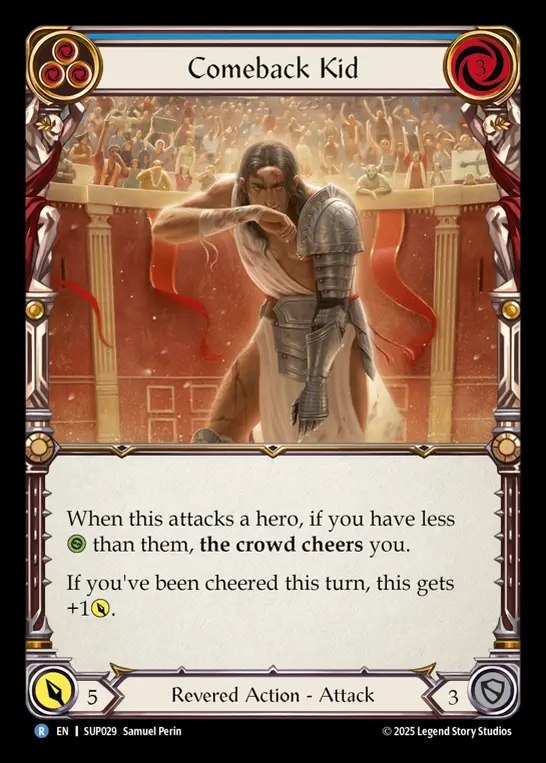 【EN】[Revered] 返り咲き/Comeback Kid (blue) [SUP029-R]