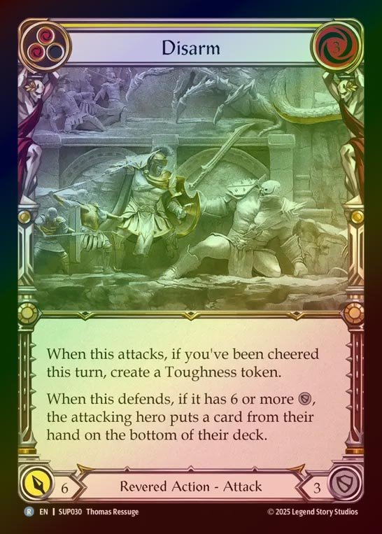 【RF】【EN】[Revered] 武解/Disarm (yellow) [SUP030-R]