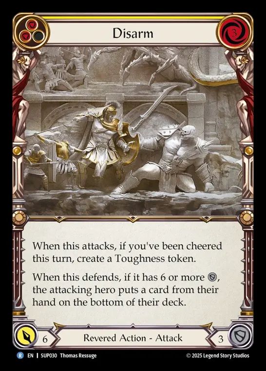 【EN】[Revered] 武解/Disarm (yellow) [SUP030-R]