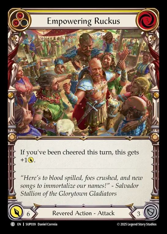 【EN】[Revered] どんちゃん騒ぎ/Empowering Ruckus (yellow) [SUP039-C]