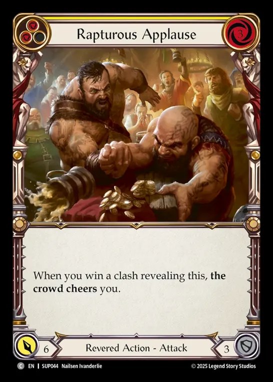 【EN】[Revered] 熱狂的称賛/Rapturous Applause (yellow) [SUP044-C]