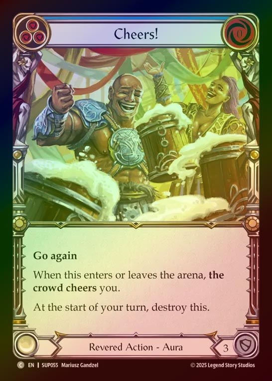 【RF】【EN】[Revered] カンパイ！/Cheers! (blue) [SUP055-C]