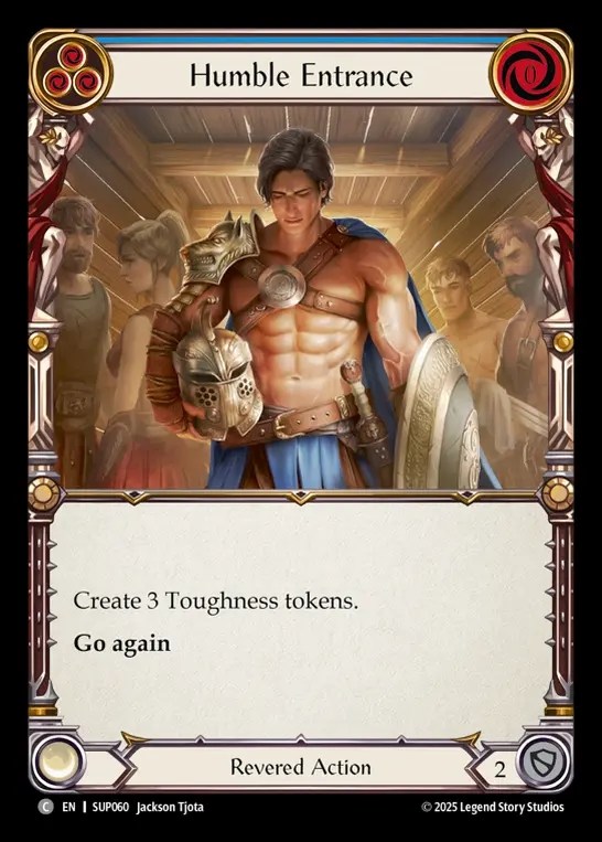 【EN】[Revered] 控えめな登場/Humble Entrance (blue) [SUP060-C]