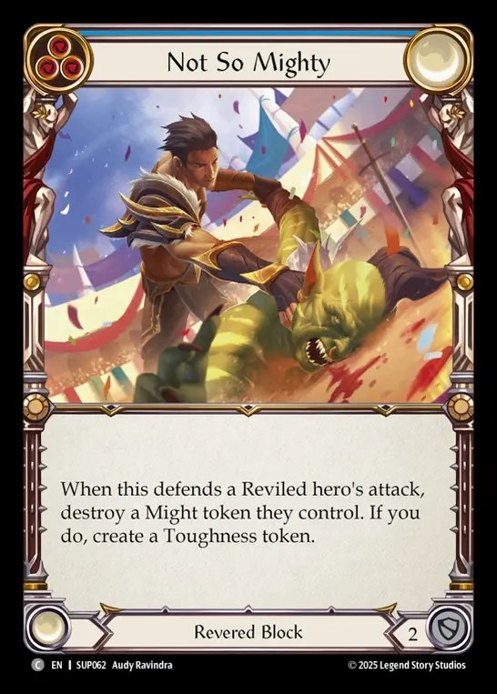 【EN】[Revered] 見掛け倒し/Not So Mighty (blue) [SUP062-C]