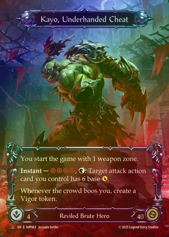 【CF】【EN】[Reviled Brute] 隻猾な凶賊、ケイヨ/Kayo, Underhanded Cheat [SUP063-Marvel]