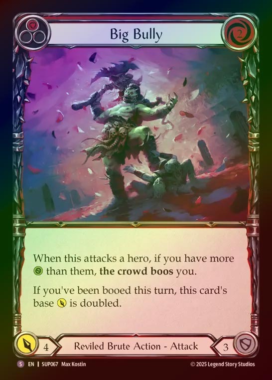 【RF】【EN】[Reviled Brute] 乱入する乱暴者/Big Bully [SUP067-S]