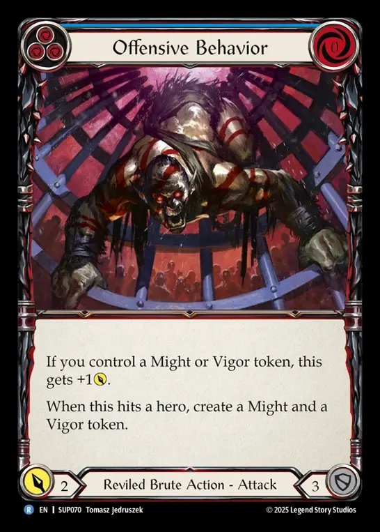 【EN】[Reviled Brute] 野蛮な振る舞い/Offensive Behavior (blue) [SUP070-R]