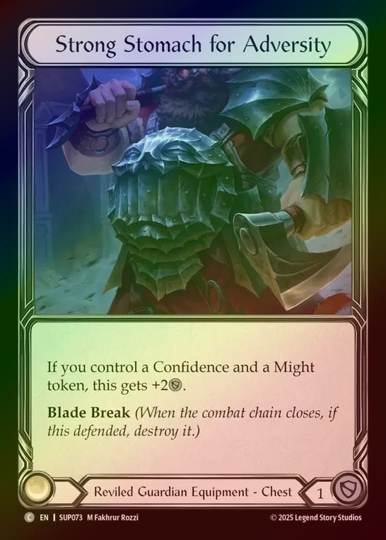 【CF】【EN】[Reviled Guardian] 逆境据えの腹/Strong Stomach for Adversity [SUP073-C]