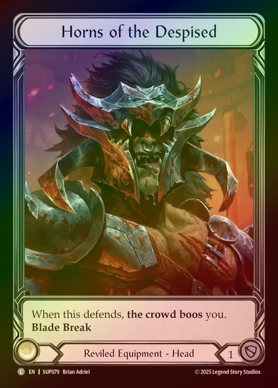 【CF】【EN】[Reviled] 嫌悪の角/Horns of the Despised (Extended Art) [SUP079-C]